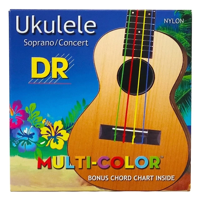 DR UMCSC MULTI-COLOR Ukulele Soprano/Concert